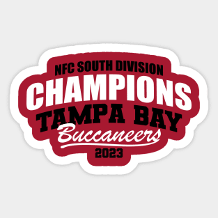 Buccaneers 2023 NFC South Champs Sticker